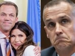 Photos of Kristi Noem's wedding to Bryon have surfaced amid allegations of an affair with Corey Lewandowski.