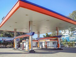 Imphal West, Jan 13 (ANI): A petrol pump stands closed during an indefinite shutdown of fuel outlets, enforced by petroleum dealers following security threats and a recent blast at a fuel station, in Imphal West on Tuesday. (ANI Photo)