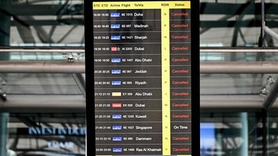 The conflict involving the US, Israel, and Iran that started on February 28 has significantly impacted flight operations as some of the airspaces in the Middle East are closed. (AFP/Representational Image)