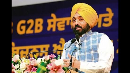 Chief minister Bhagwant Singh Mann launched the Punjab Industrial Policy-2026 in Ludhiana on Saturday. (File photo)