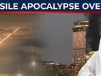 UAE air defences report intercepting most of a massive missile‑and‑drone swarm while Pezeshkian walks back talk of halting Gulf attacks, insisting Iran is “forced to retaliate.” UAE air defences report intercepting most of a massive missile‑and‑drone swarm while Pezeshkian walks back talk of halting Gulf attacks, insisting Iran is “forced to retaliate.”