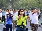 Gram it: Women take the lead at a yoga session organised for the opening ceremony of the International Women's Day celebration program organised by the Sports Authority of India at JLN Stadium, in Delhi on Saturday. Let's not forget to say, Happy Women's Day! Gram it: Women take the lead at a yoga session organised for the opening ceremony of the International Women's Day celebration program organised by the Sports Authority of India at JLN Stadium, in Delhi on Saturday. Let's not forget to say, Happy Women's Day!