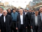  Iranian President Masoud Pezeshkian attends the 47th anniversary of the Islamic Revolution in Tehran, Iran, February 11, 2026.