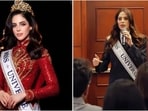 Fátima Bosch, the first Miss Universe to speak at Harvard, responds to crown scandal. Fátima Bosch, the first Miss Universe to speak at Harvard, responds to crown scandal.