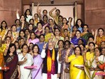 మహిళా ఎంపీలతో ప్రధానమంత్రి నరేంద్ర మోదీ..