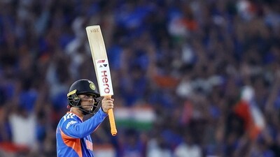 Criticism and consternation followed Abhishek Sharma into the final – going through a barren patch of form, should he even be involved? When it mattered most, Abhishek silenced his haters – an 18-ball half-century, cricket approximating his very best. Three sixes as he scored 52(21). (Sportz Asia)