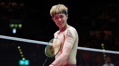 The win made Chun-yi the first Chinese Taipei player to win the All England Open men's singles title. (Action Images via Reuters)
