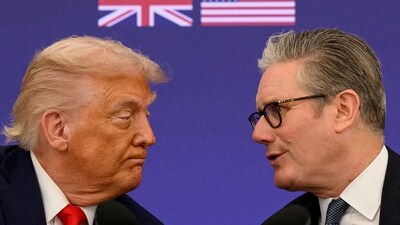 US President Donald Trump and British Prime Minister Keir Starmer have been at odds on several issues (REUTERS File)