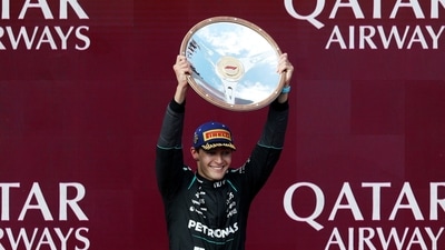 George Russell wins Formula 1's season opener (REUTERS)