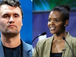 Charlie Kirk and Candace Owens.