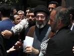 Mojtaba Khamenei attends the annual Quds, or Jerusalem Day rally in Tehran, Iran.
