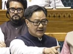 Union Minister of Parliamentary Affairs Kiren Rijiju speaks in Lok Sabha. (PTI photo) Union Minister of Parliamentary Affairs Kiren Rijiju speaks in Lok Sabha. (PTI photo)
