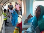 After she wondered how planes fly, a man surprised his grandmother with her first flight. After she wondered how planes fly, a man surprised his grandmother with her first flight.