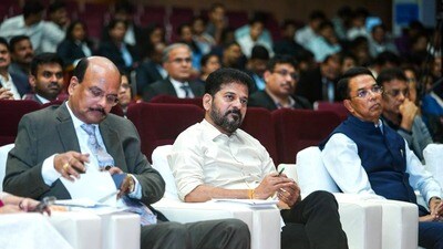 పోలీస్ రిట్రీట్ కార్యక్రమంలో రేవంత్ రెడ్డి