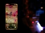 Dubai Abu Dhabi news: An alert issued by the United Arab Emirates' Interior Ministry, warning of potential missile threats and instructing to seek shelter, is displayed on a mobile phone, amid the US.-Israeli conflict with Iran, in Dubai,
