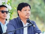 Meghalaya chief minister Conrad Kongkal Sangma on Saturday. (@SangmaConrad)