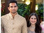 Arjun Tendulkar and Saaniya Chandhok's mehendi was a colourful affair. (PTI and Instagram/ Eternity by Trinity) Arjun Tendulkar and Saaniya Chandhok's mehendi was a colourful affair. (PTI and Instagram/ Eternity by Trinity)