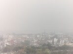 The Lucknow skyline seen shrouded in haze on Tuesday (Deepak Gupta/HT) The Lucknow skyline seen shrouded in haze on Tuesday (Deepak Gupta/HT)