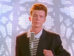 The QR code redirects to a YouTube video of English singer Rick Astley’s 1987 hit song “Never Gonna Give You Up”. (YouTube)