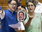 Rijiju Mocks Rahul Gandhi, Praises Priyanka Gandhi; Congress MP Hits Back; ‘Praised Nehru Today…’
