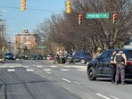 A shooting involving a Baltimore Police officer and a suspect occurred near a synagogue. 