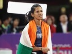 Indian hurdler Jyothi Yarraji. (Getty Images)