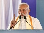 Prime Minister Narendra Modi addresses the gathering during the Golden Jubilee Sammelan of Akhila Kerala Dheevara Sabha, in Kochi, Kerala.