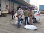 Police officials said the latest recovery is linked to an earlier case in which a drug peddler was arrested with around 1.05 quintals of ganja. (HT Photo) Police officials said the latest recovery is linked to an earlier case in which a drug peddler was arrested with around 1.05 quintals of ganja. (HT Photo)