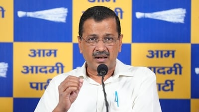 Arvind Kejriwal speaks during a press conference in New Delhi. Arvind Kejriwal speaks during a press conference in New Delhi.