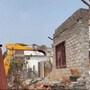 ఖమ్మం భూదాన్ భూమిలో ఇళ్ల కూల్చివేత(ఫైల్ ఫొటో)