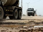 (Representative image) Residents report repeated crashes and damaged stretches; authorities say repair tender issued and work expected to begin soon. (HT Archive)