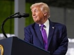 US President Donald Trump speaks on stage at Verst Logistics on March 11, 2026 in Hebron, Kentucky. US President Donald Trump speaks on stage at Verst Logistics on March 11, 2026 in Hebron, Kentucky.