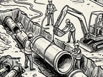Over 20 locations including Jacobpura and Sadar Bazar covered; water pipelines to be replaced alongside sewers to prevent contamination. (HT)