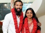 భర్తతో మోనాలిసా(PTI)