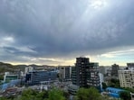 Pune, India - June 9, 2023: Cloudy weather seen in sky in Baner area in Pune, India, on Friday, June 9, 2023. (Photo by Kalpesh Nukte/HT PHOTO)
