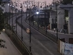 Pune, India - March 26, 2020: Deserted Swatantryaveer Savarkar Flyover at Paud Road, Kothrud in Pune, India, on Thursday, March 26, 2020. Prime Minister Narendra Modi announced complete lockdown of the entire country, as part of the government’s stringent efforts to tackle coronavirus disease Covid-19. This lockdown will be in place for 21 days and more stringent than Janta Curfew. Although, ration shops, groceries, fruits and vegetable shops, dairy and milk booths, meat and fish shops, animal fodder will remain open during the 21-day lockdown. (Photo by Pratham Gokhale/Hindustan Times) (Pratham Gokhale/HT Photo) Pune, India - March 26, 2020: Deserted Swatantryaveer Savarkar Flyover at Paud Road, Kothrud in Pune, India, on Thursday, March 26, 2020. Prime Minister Narendra Modi announced complete lockdown of the entire country, as part of the government’s stringent efforts to tackle coronavirus disease Covid-19. This lockdown will be in place for 21 days and more stringent than Janta Curfew. Although, ration shops, groceries, fruits and vegetable shops, dairy and milk booths, meat and fish shops, animal fodder will remain open during the 21-day lockdown. (Photo by Pratham Gokhale/Hindustan Times) (Pratham Gokhale/HT Photo)