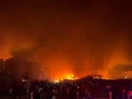 A viral claim of an attack on a joint Indian-Israeli drone facility in Delhi has been debunked. The footage actually shows a fire at Machhli Mandi in Uttam Nagar, which damaged numerous slum houses but resulted in no casualties.