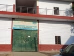 The locked school in Agra (HT File Photo)