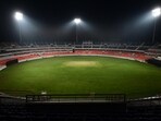 The stadium hosted IPL fixtures last season as well and is expected to draw large crowds from Chandigarh, Mohali and nearby regions (HT File)