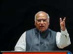 Congress president Mallikarjun Kharge.