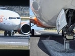 An Air India Express Boeing 737 MAX experienced a hard landing at Phuket airport, resulting in lost nose wheels and a temporary airport shutdown.