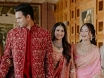Arjun Tendulkar tied the knot with Saaniya Chandhok on March 5. Arjun Tendulkar tied the knot with Saaniya Chandhok on March 5.