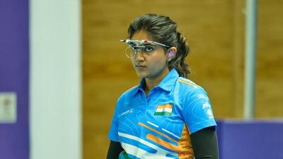 Esha Singh competed in air pistol and 25m pistol events in Hangzhou Asian Games (NRAI) Esha Singh competed in air pistol and 25m pistol events in Hangzhou Asian Games (NRAI)