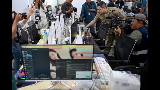 Meta took down 10.9 million accounts linked to scam centres in Myanmar, Laos, Cambodia, the UAE, and the Philippines in 2025 alone. (AFP)