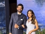 Gaurav Kapur and Kritika Kamra's wedding reception look. Gaurav Kapur and Kritika Kamra's wedding reception look.