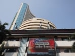 The Bombay Stock Exchange building in Mumbai.