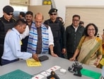 Defence minister Rajnath Singh at an event in Lucknow on March 13. (Sourced)
