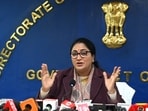 Delhi chief minister Rekha Gupta. 