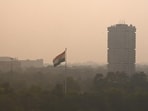 ITO under smog in November 2025. (HT Archive)