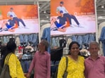 A video captured a man’s parents’ emotional reaction after they saw him on a poster inside a mall for the first time.